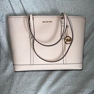 Light pink Michael Kors larger tote bag.